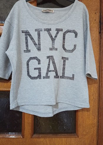 Gri Baskılı Tişört simli - Görsel 11