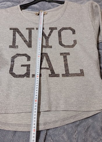 Gri Baskılı Tişört simli - Görsel 4