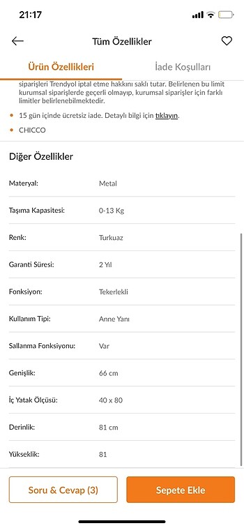 Chicco Chicco beşik