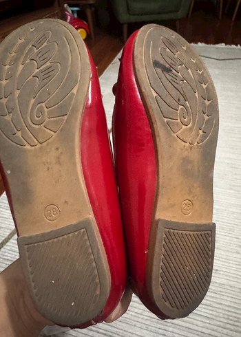 Kız Çocuk Kırmızı Fiyonklu Babet - Görsel 3