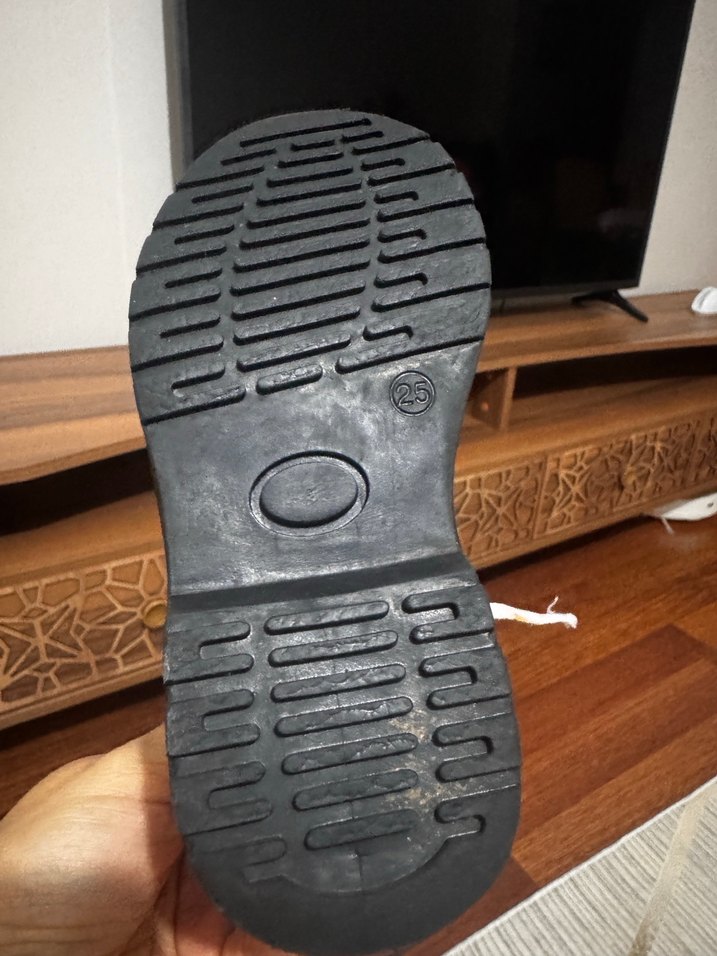 Pembe Minnie Mouse Baskılı Kız Botu - Görsel 3