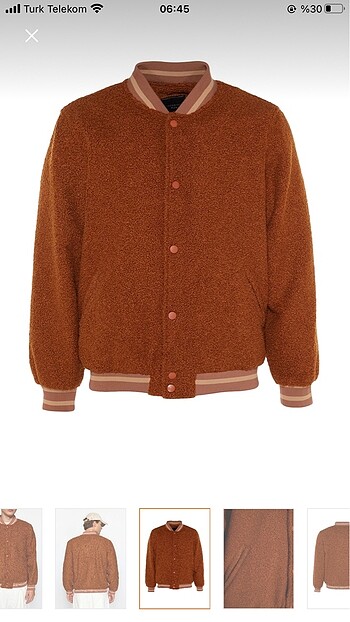 m Beden camel Renk Erkek Bomber Ceket