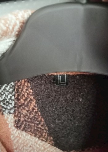 Düğmeli Kahverengi Yün kalın Gömlek - Görsel 2