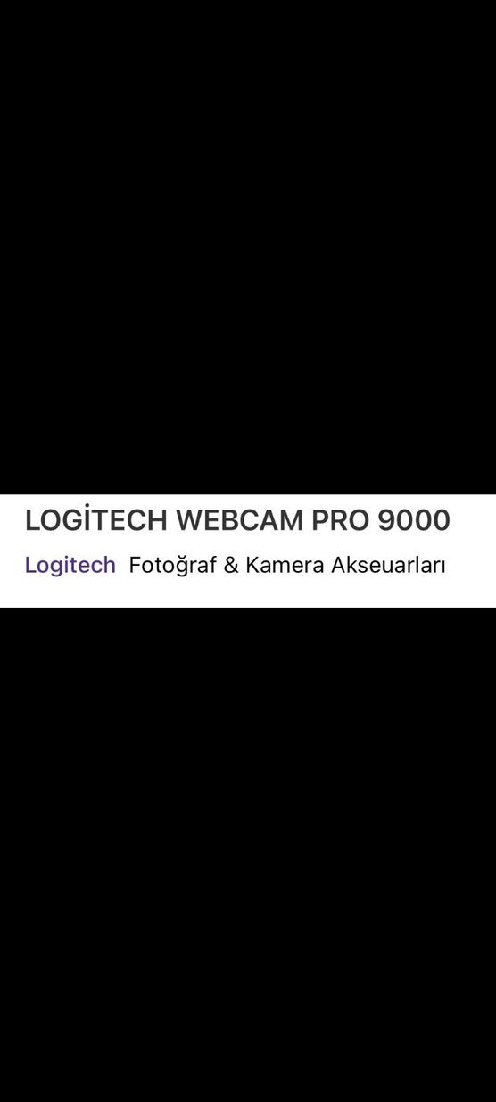 Logitech Siyah Video Kamera - Görsel 2