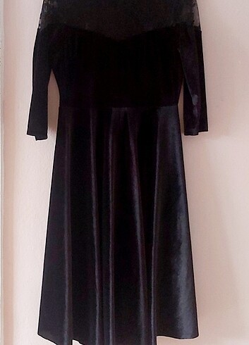 Selen Şık Kadife Elbise - Görsel 6