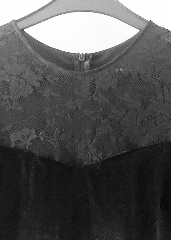 Selen Şık Kadife Elbise - Görsel 4