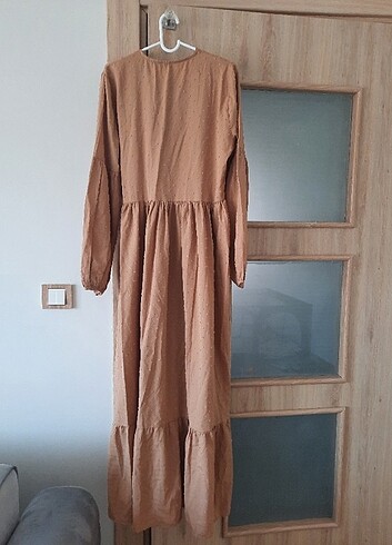 m Beden camel Renk Trendyolmilla tesettür elbise