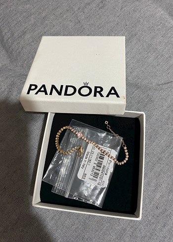 Pandora Rose gold Renkli Kadın Bileklik Parıltılı Detaylı