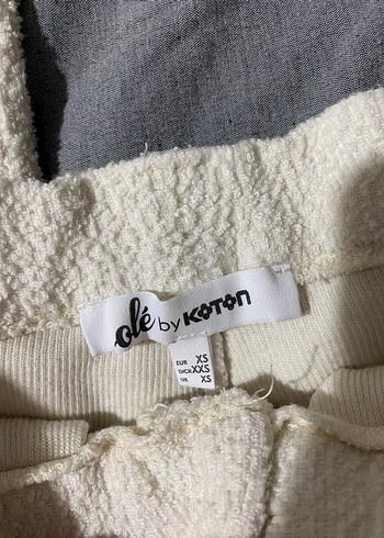 Düğmeli Bol Kesim Midi Keten Kadın Pantolon - Görsel 6