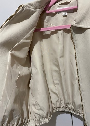 Bej Kadın Midi Ceket - Görsel 4