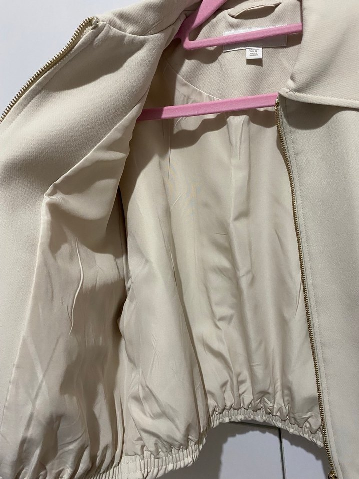 Bej Kadın Midi Ceket - Görsel 4