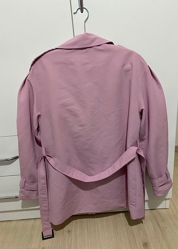 Lila trençkot - Görsel 3