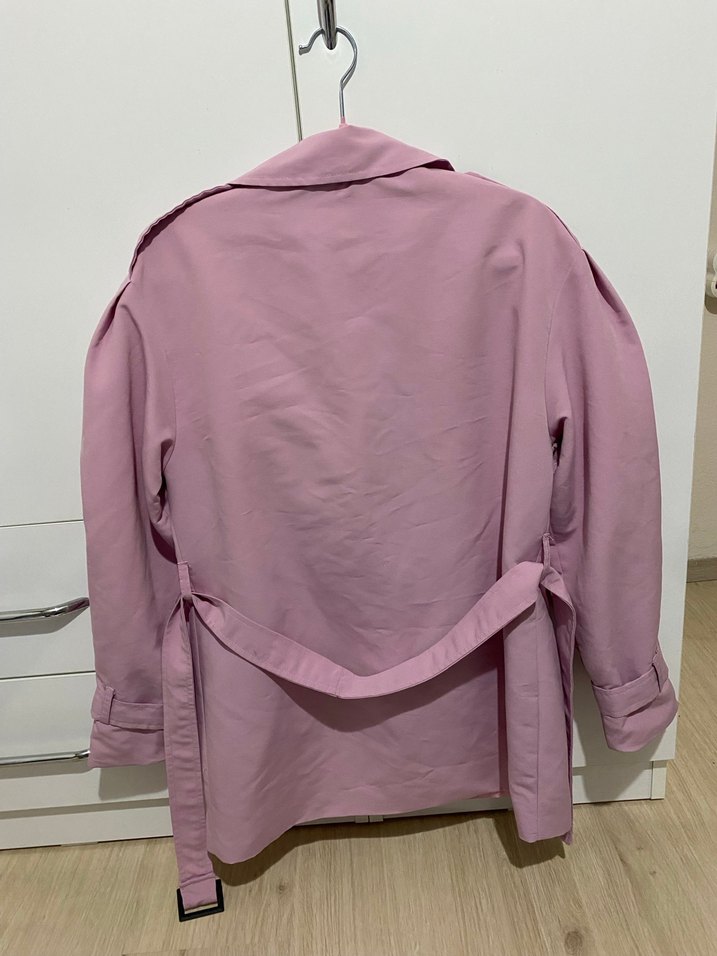 Lila trençkot - Görsel 3