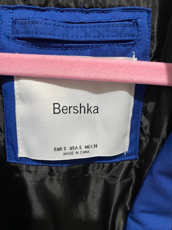 Mavi Baskılı unisex  Bomber Ceket - Görsel 4