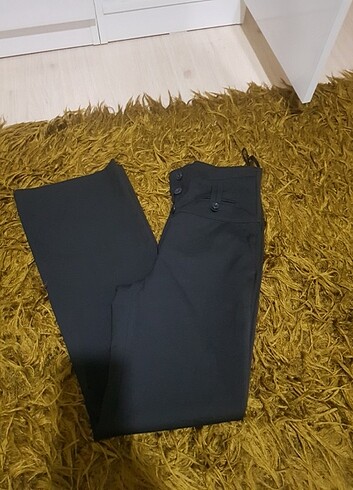Siyah kumaş pantolon 