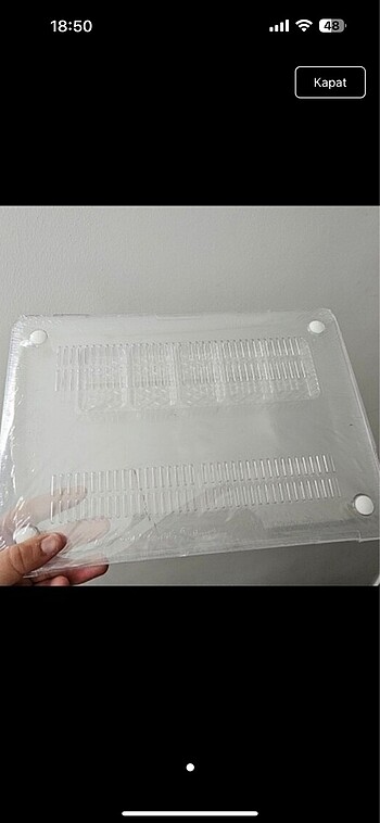 Macbook Air Şeffaf Koruyucu Kılıf