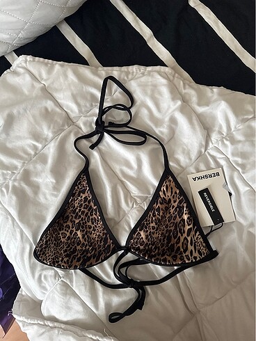 l Beden çeşitli Renk Çift taraflı leopar desenli bershka bikini üstü