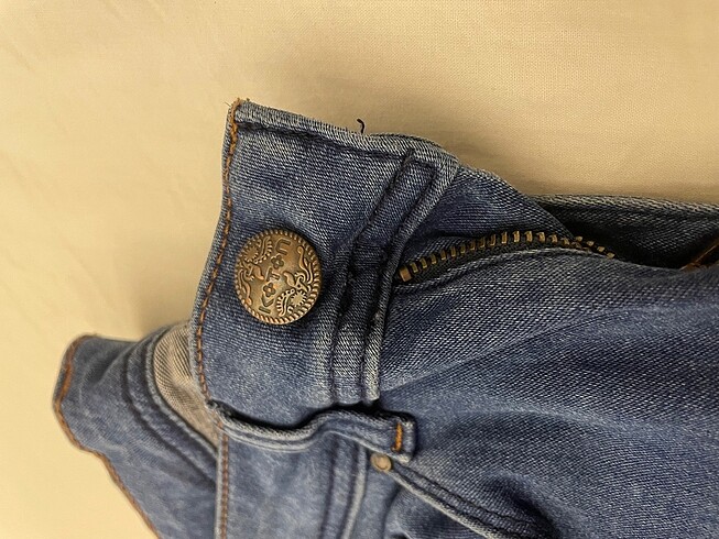 27 Beden lacivert Renk Koton flare jean