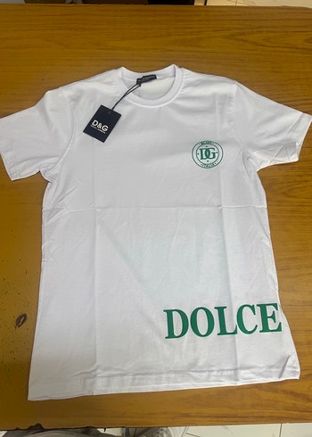 D&G Beyaz Pamuklu Erkek Tişört