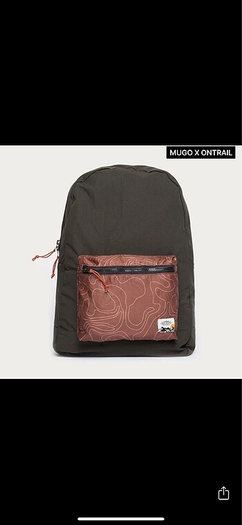 Mugo Ontrail katlanabilir sırt çantası