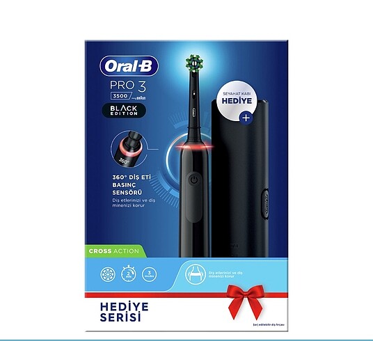 ORAL-B PRO3 3500 ŞARJLI DİŞ FIRÇASI ve KİWİ KAHVE MAKİNESİ