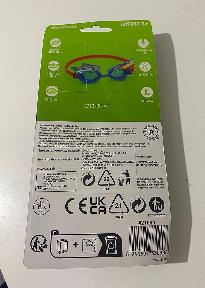 BESTWAY YÜZÜCÜ GÖZLÜĞÜ - Görsel 5