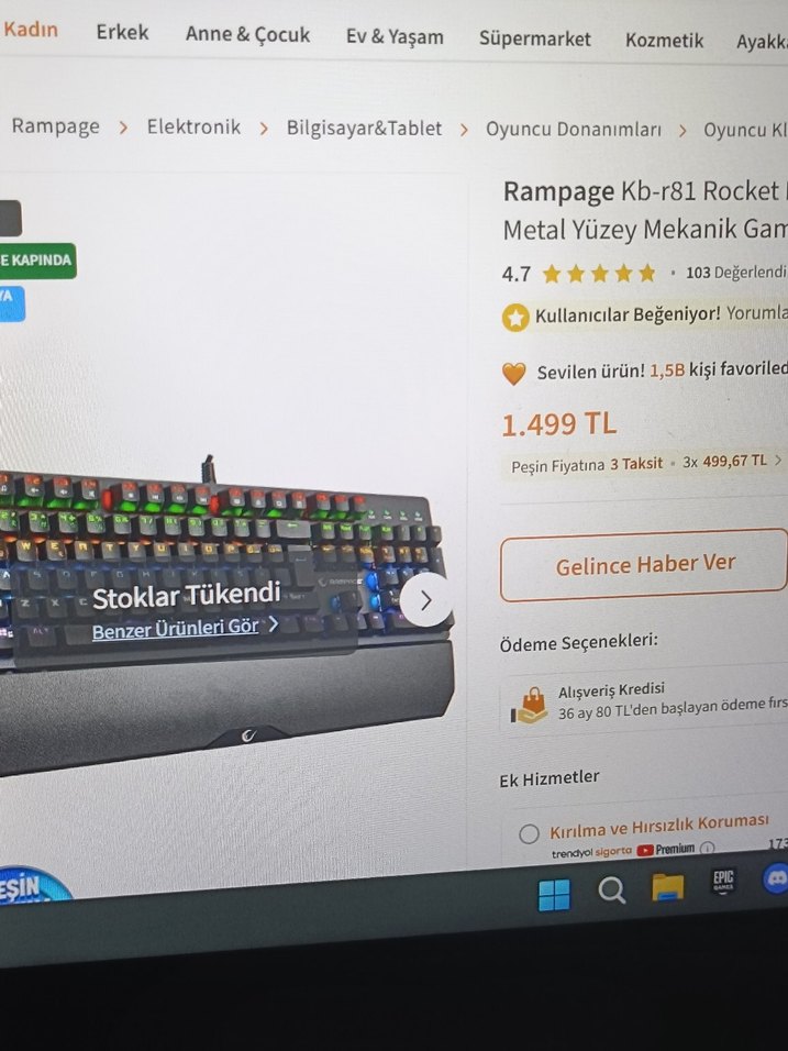 Rampage Klavye KB - R81 - Görsel 3