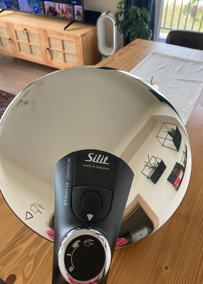 Silit6,5 litre düdüklü tencere kırmızı - Görsel 5