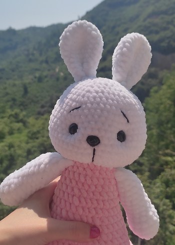  Beden Renk Pembe Peluş Tavşan Oyuncak