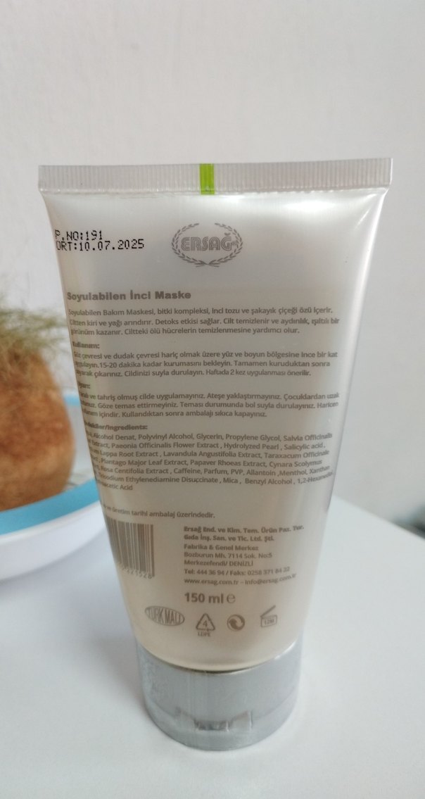 Ersag İnci Maske 150 ml - Görsel 2