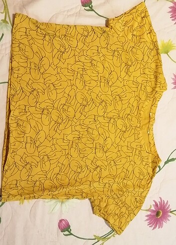 Kedi Desenli Tshirt