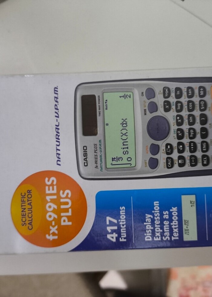 Casio fx-991ES PLUS hesap makinesi - Görsel 2