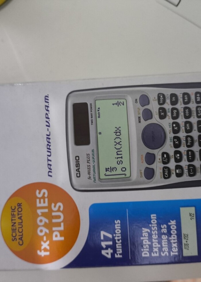 Casio fx-991ES PLUS hesap makinesi - Görsel 3