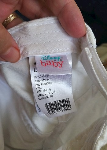 3-5 Yaş, 21 cm Beden Minnie Baskılı Pembe Pamuklu Çocuk Şapkası orjinal 3 yaş