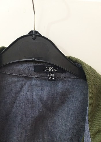 38 Beden haki Renk Beli Kuşaklı Uzun Kadın mavi trençkot pamuk