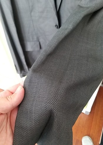tek beden Beden Gri Düğmeli Erkek Tek Ceket altınyıldız 60 6 drop büyük beden