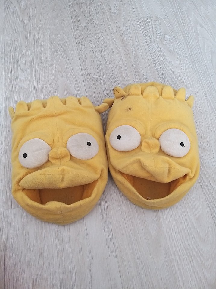 Sarı Pop Kültür Erkek Ev Terliği 37 38 no - Görsel 2