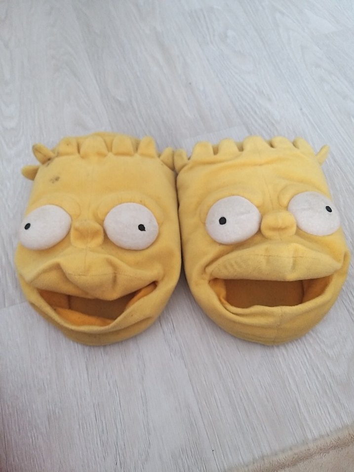 Sarı Pop Kültür Erkek Ev Terliği 37 38 no - Görsel 4