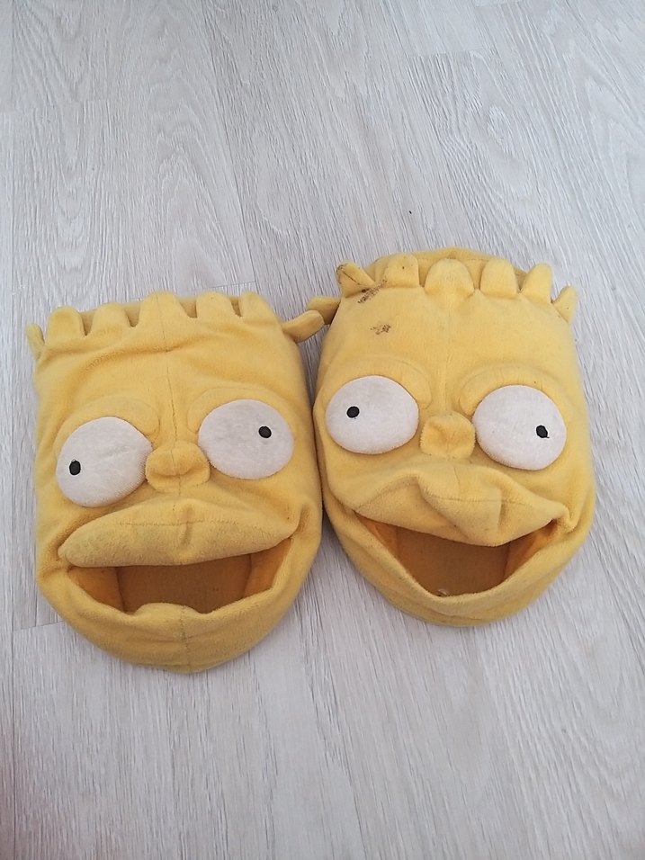 Sarı Pop Kültür Erkek Ev Terliği 37 38 no - Görsel 5