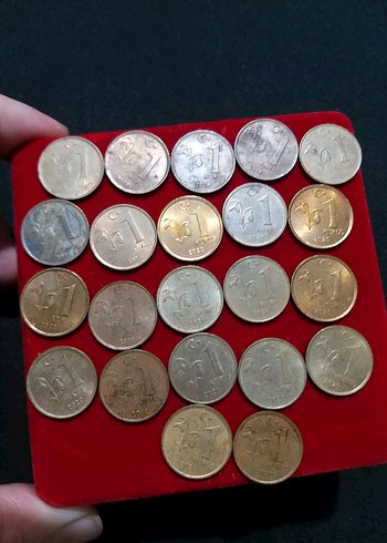 22 adet 1 kuruş 2018 2020 - Görsel 3