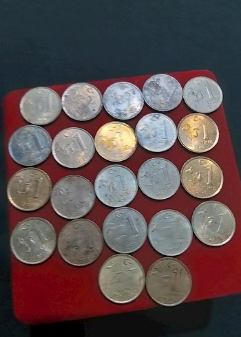 22 adet 1 kuruş 2018 2020 - Görsel 4