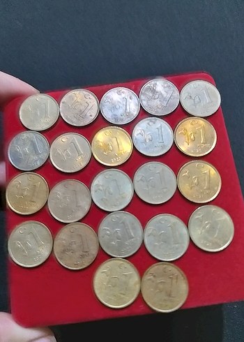 22 adet 1 kuruş 2018 2020 - Görsel 6