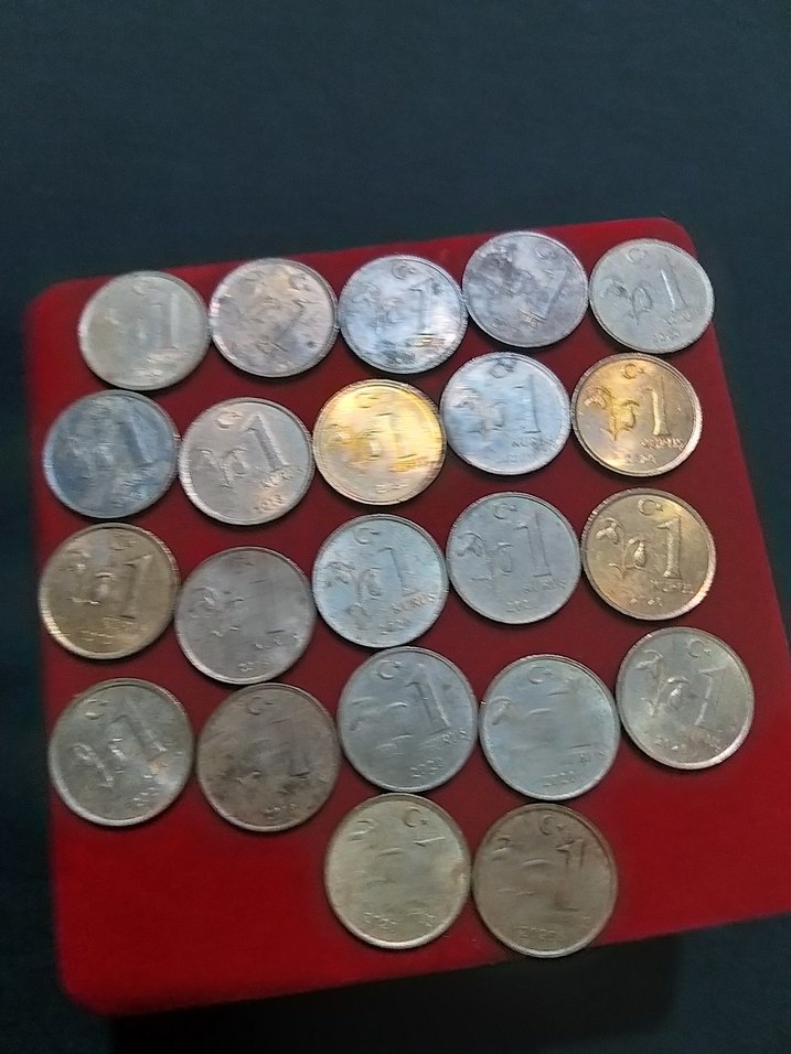 22 adet 1 kuruş 2018 2020 - Görsel 4