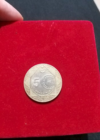5 tl yüzüncü yıl parası - Görsel 2