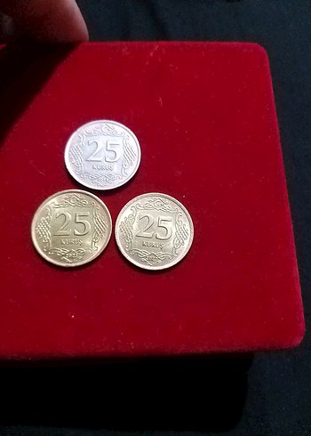 Altın Renkli 2 adet 25 kuruş 2023 - Görsel 2