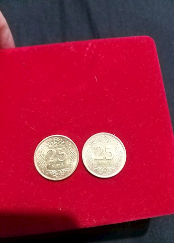 Altın Renkli 2 adet 25 kuruş 2023 - Görsel 13
