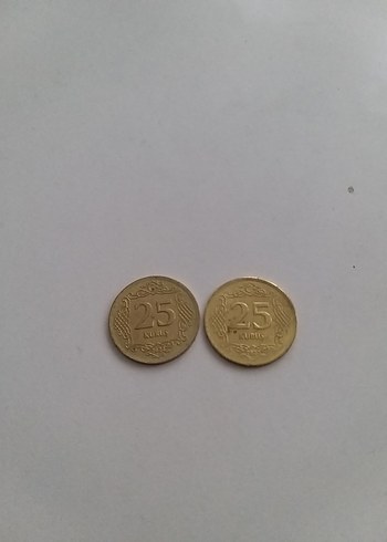 Altın Renkli 2 adet 25 kuruş 2023 - Görsel 10