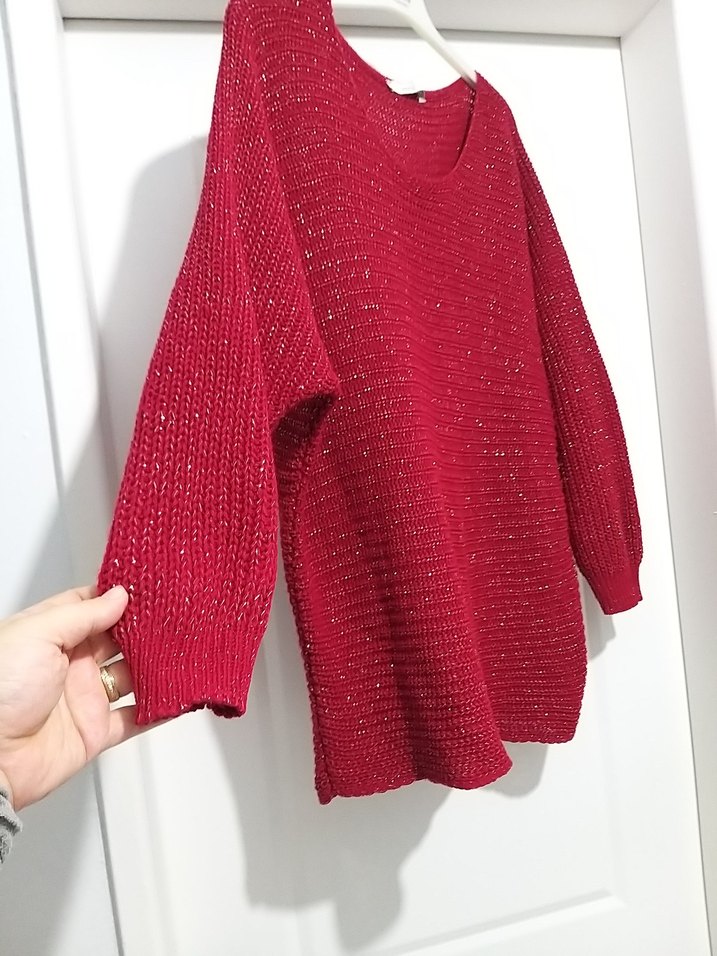 simli sıtandart beden kazak iki koltuk arası 65 boy 70 cm - Görsel 3