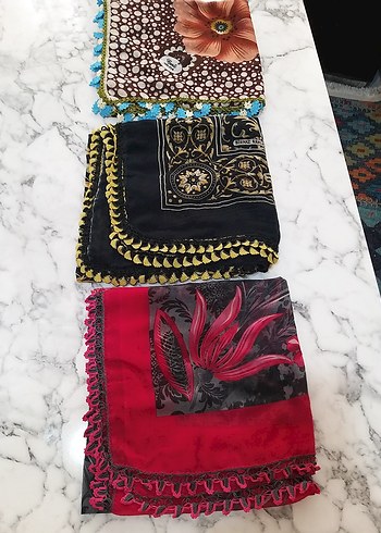 3 adet tığ oyalı kullanılmış yazmalar 2 adeti 2 baştır 1 i 4 baş - Görsel 8