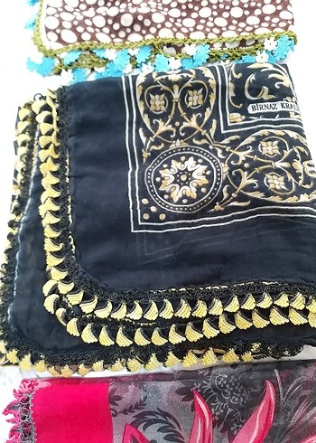 3 adet tığ oyalı kullanılmış yazmalar 2 adeti 2 baştır 1 i 4 baş - Görsel 6